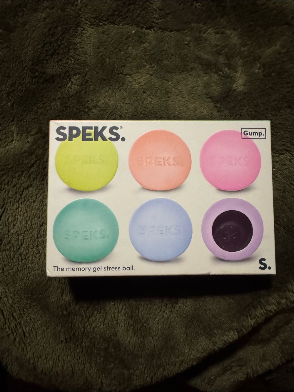 Speks Gump Memory Gel Stress Balls - Pastel Multi-Color Set